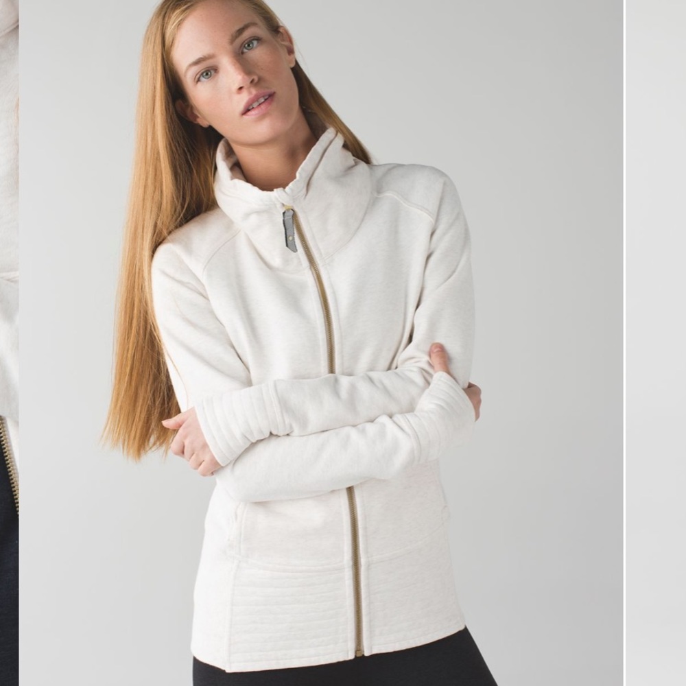 Lululemon Radiant cream Jacket size 6